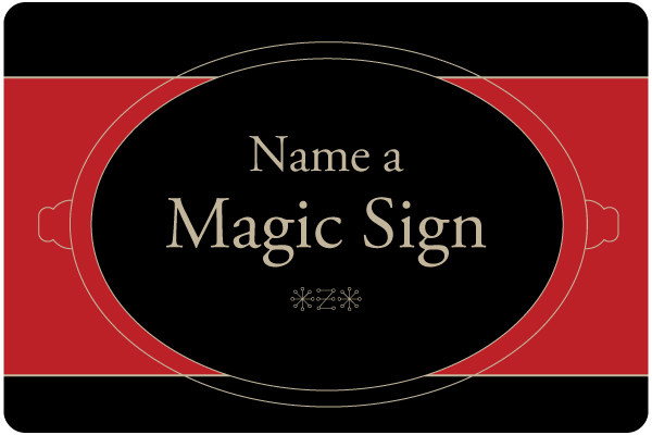 Name-a-magic-sign